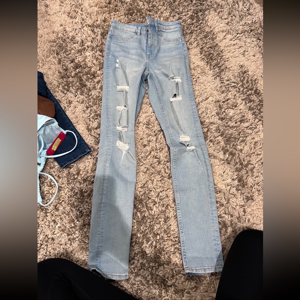 H&M ripped jeans
